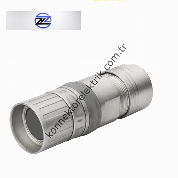 HZ CONNECTORS M23 19 Pin (16+3) Metal Kasa Kablo Tipi Dişi Endüstriyel Konnektör