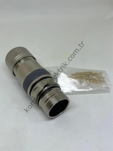 M23 19(16+3) Pin Karşıt Kablo Tipi Erkek Konnektör