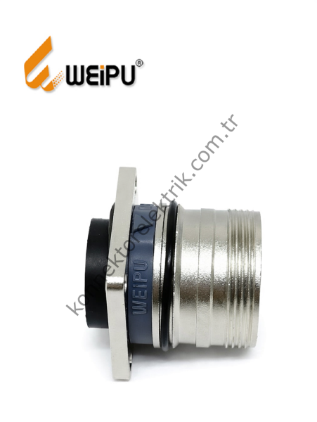 HZ CONNECTORS M23 19 Pin (16+3) Metal Kasa Panel Tipi Erkek Endüstriyel Konnektör