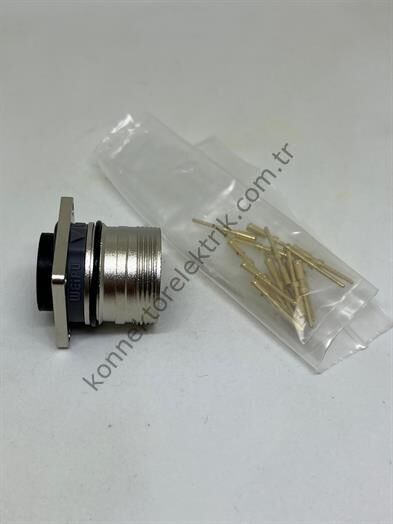M23 19(16+3) Pin Panel Tipi Erkek Konnektör