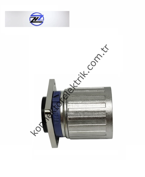 HZ CONNECTORS M23 17 Pin Metal Kasa Panel Tipi Bilezikli Dişi Endüstriyel Konnektör