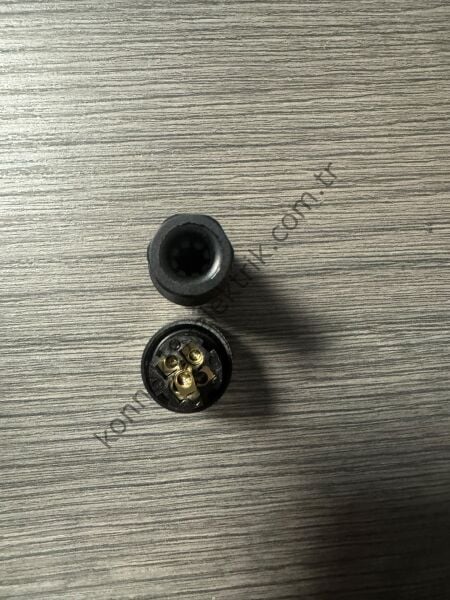 RENHOTEC M12 5 Pin Plastik Kasa Kablo Tipi Dişi Endüstriyel Konnektör