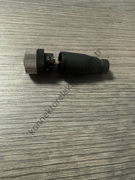 RENHOTEC M12 5 Pin Plastik Kasa Kablo Tipi Dişi Endüstriyel Konnektör
