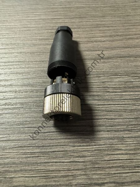 RENHOTEC M12 8 Pin Plastik Kasa Kablo Tipi Dişi Endüstriyel Konnektör