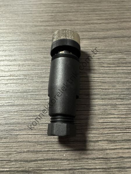 RENHOTEC M12 8 Pin Plastik Kasa Kablo Tipi Dişi Endüstriyel Konnektör