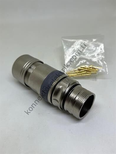 M23 17 Pin Karşıt Kablo Tipi Erkek Konnektör