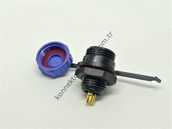 WEIPU SP1112/P3 3 Pin P68 Plastik Kasa Panel Tipi Erkek Su Geçirmez Konnektör