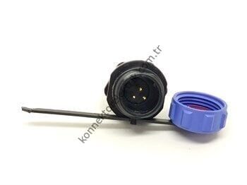 WEIPU SP1112/P3 3 Pin P68 Plastik Kasa Panel Tipi Erkek Su Geçirmez Konnektör
