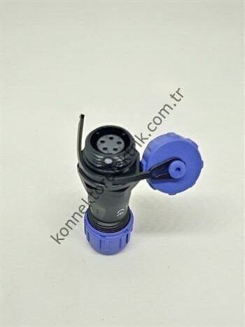 WEIPU SP1111/S5 5 Pin IP68 Plastik Kasa Karşıt Kablo Tipi Dişi Su Geçirmez Konnektör