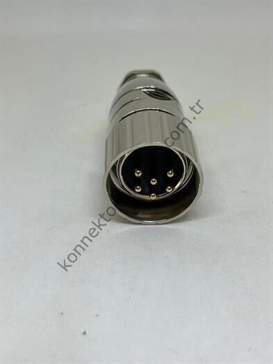 M623T 6 Pin Kablo Tipi Erkek Konnektör