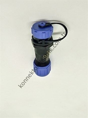 WEIPU SP1111/P5 5 Pin IP68 Plastik Kasa Karşıt Kablo Tipi Erkek Su Geçirmez Konnektör