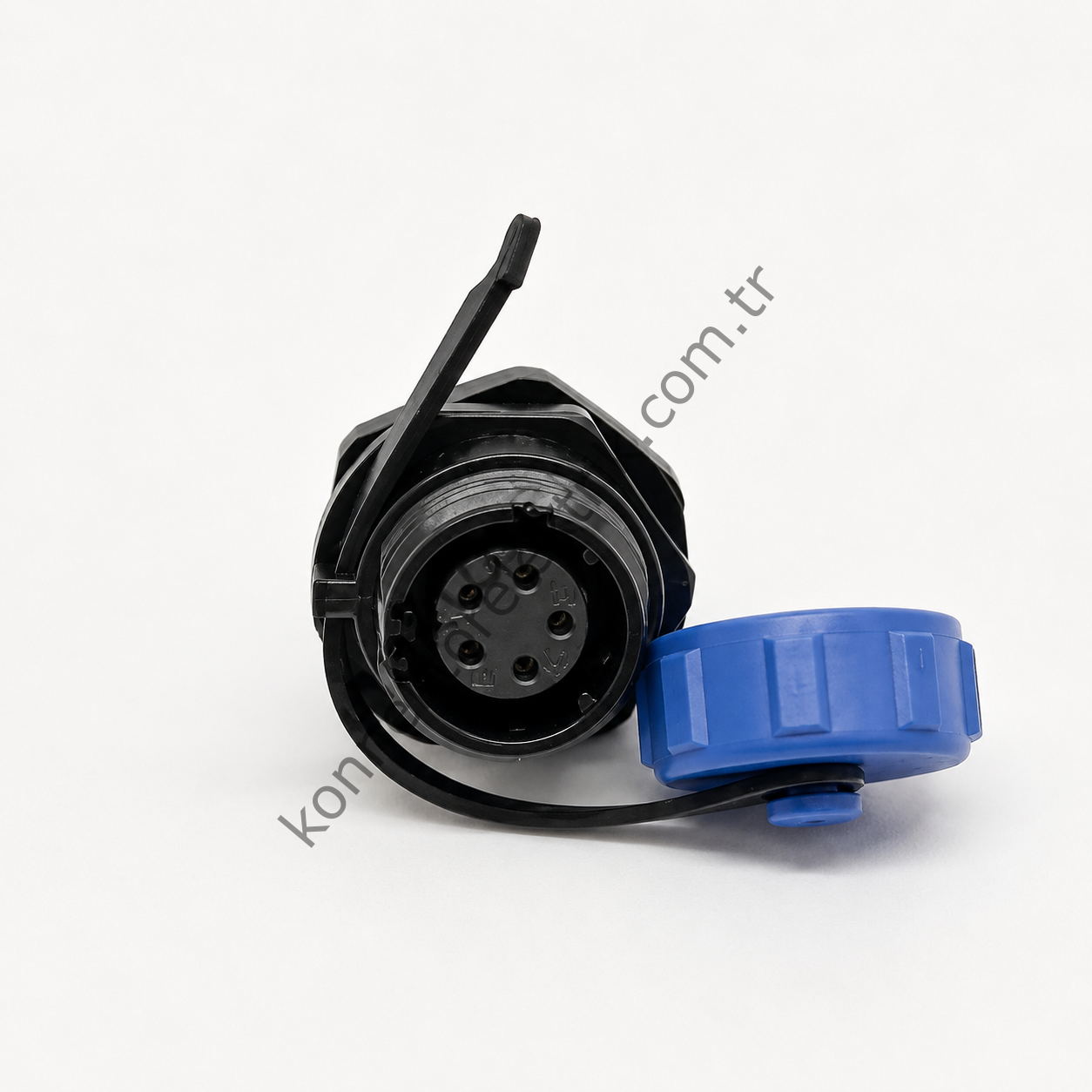 WEIPU SP1112/S5 5 Pin IP68 Plastik Kasa Panel Tipi Dişi Su Geçirmez Konnektör