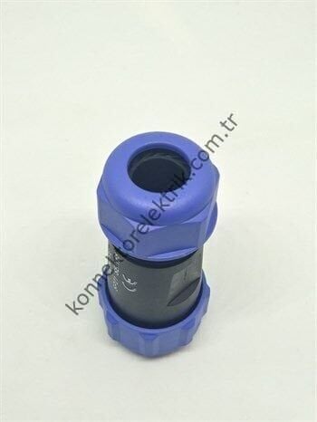 WEIPU SP2110/S2 2 Pin IP68 Plastik Kasa Kablo Tipi Dişi Su Geçirmez Konnektör