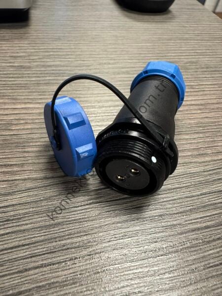 WEIPU SP2111/S2 2 Pin IP68 Plastik Kasa Karşıt Kablo Tipi Dişi Su Geçirmez Konnektör