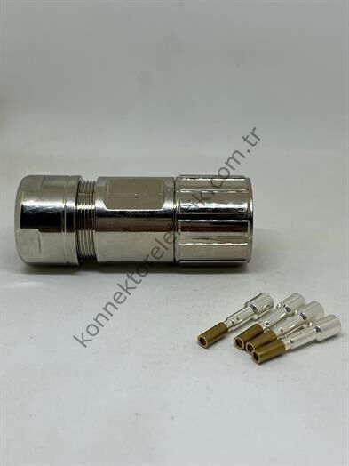 M23 4 Pin Kablo Tipi Dişi Konnektör 6FX2003-0LL13
