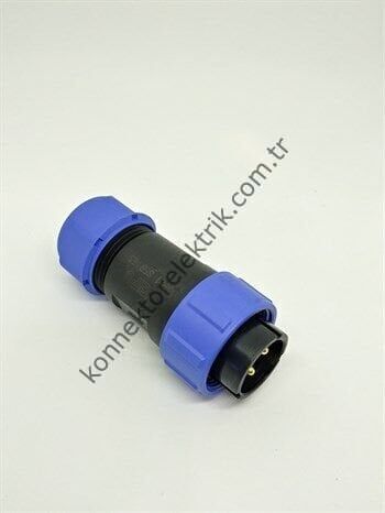 WEIPU SP2110/P3 3 Pin IP68 Plastik Kasa Kablo Tipi Erkek Su Geçirmez Konnektör