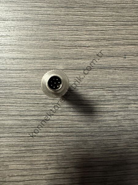 RENHOTEC M9 8 Pin Metal Kasa Kablo Tipi Erkek Endüstriyel Konnektör