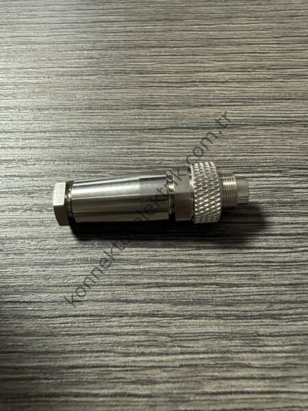 RENHOTEC M9 8 Pin Metal Kasa Kablo Tipi Erkek Endüstriyel Konnektör
