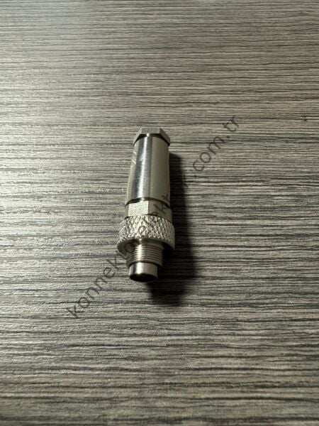 RENHOTEC M9 8 Pin Metal Kasa Kablo Tipi Erkek Endüstriyel Konnektör