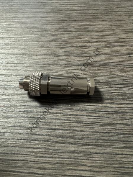 RENHOTEC M9 8 Pin Metal Kasa Kablo Tipi Erkek Endüstriyel Konnektör