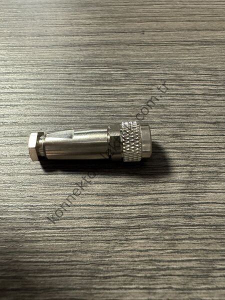 RENHOTEC M9 8 Pin Metal Kasa Kablo Tipi Dişi Endüstriyel Konnektör