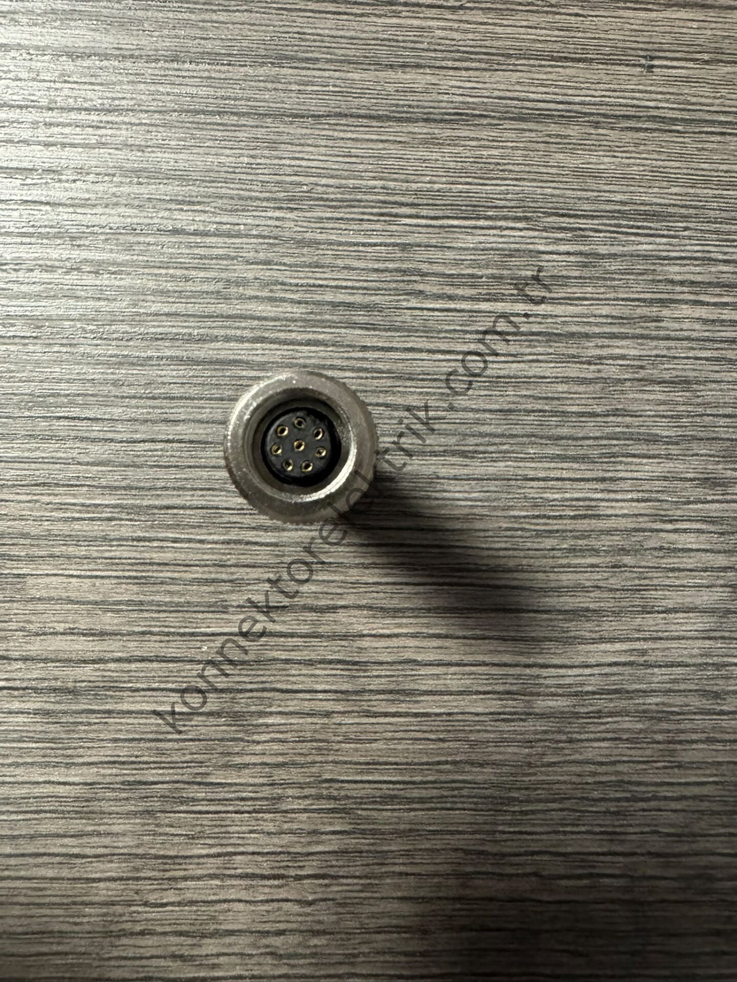 RENHOTEC M9 8 Pin Metal Kasa Kablo Tipi Dişi Endüstriyel Konnektör