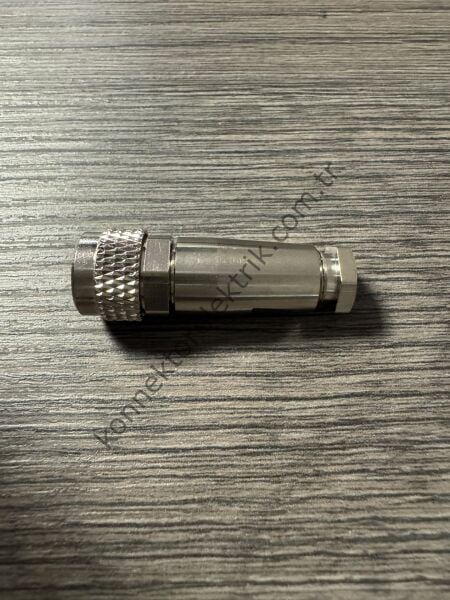 RENHOTEC M9 8 Pin Metal Kasa Kablo Tipi Dişi Endüstriyel Konnektör