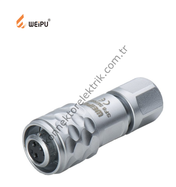 WEIPU SF610/S3 IP67 Metal Kasa Kablo Tipi Dişi Su Geçirmez Konnektör