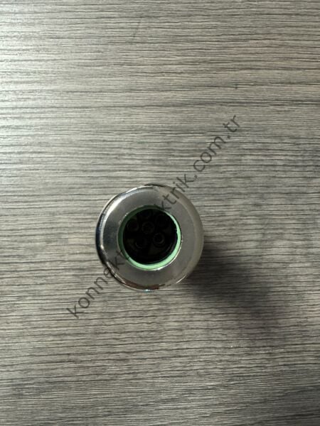 RENHOTEC M23 6 Pin Metal Kasa Uzun Gövde Kablo Tipi Dişi Endüstriyel Konnektör