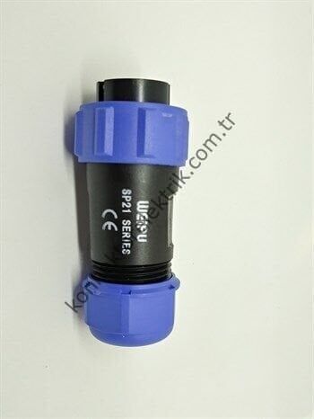 WEIPU SP2110/S4 4 Pin IP68 Plastik Kasa Kablo Tipi Dişi Su Geçirmez Konnektör