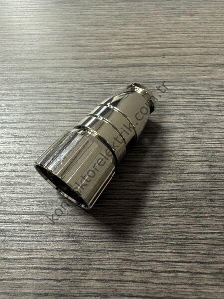 RENHOTEC M23 9 Pin (8+1) Metal Kasa Kablo Tipi Dişi Endüstriyel Konnektör