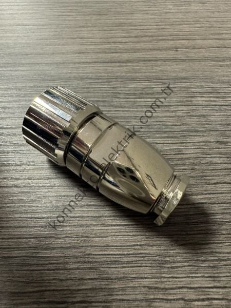 RENHOTEC M23 9 Pin (8+1) Metal Kasa Kablo Tipi Dişi Endüstriyel Konnektör