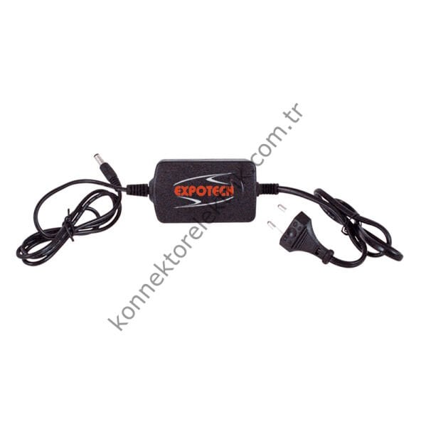 EXPOTECH AP1201 12 Volt 1 Amper Plastik Adaptör