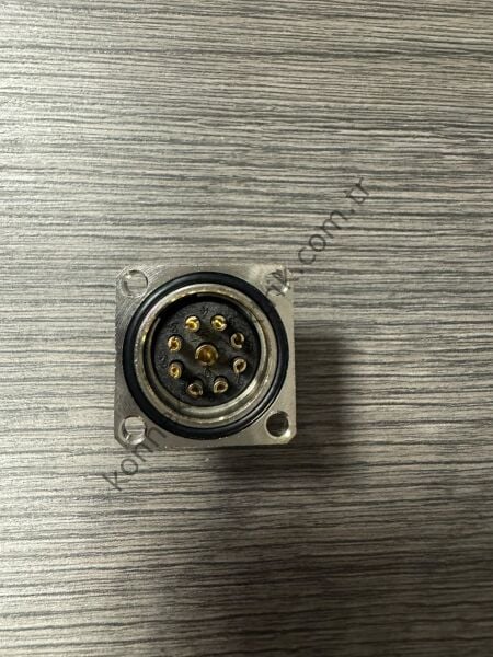 RENHOTEC M23 9 Pin (8+1) Metal Kasa Panel Tipi Erkek Endüstriyel Konnektör