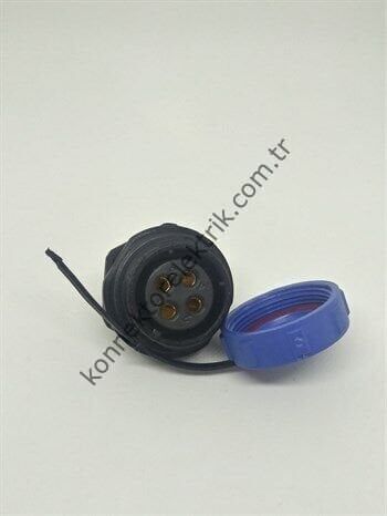 SP2112/S4 IP68 Plastik Panel Tipi Konnektör