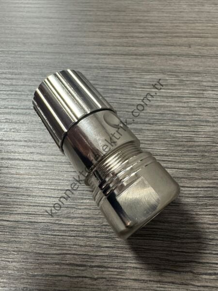 RENHOTEC M23 19 Pin (16+3) Metal Kasa Kablo Tipi Dişi Endüstriyel Konnektör