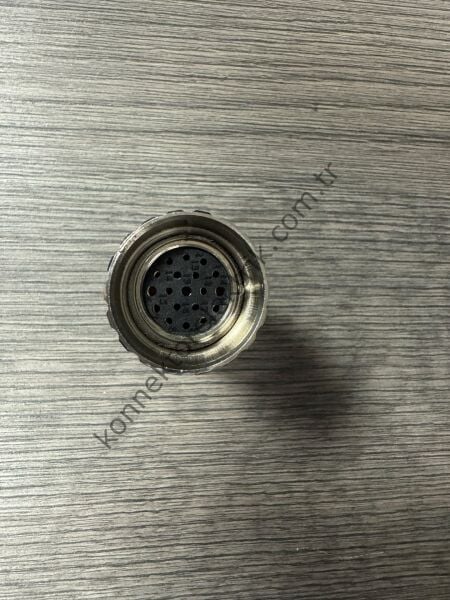 RENHOTEC M23 19 Pin (16+3) Metal Kasa Kablo Tipi Dişi Endüstriyel Konnektör