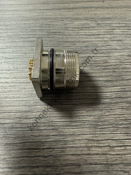 RENHOTEC M23 19 Pin (16+3) Metal Kasa Panel Tipi Erkek Endüstriyel Konnektör