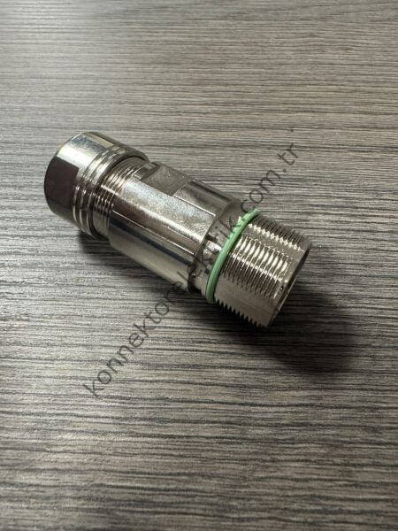 RENHOTEC M23 19 Pin (16+3) Metal Kasa Karşıt Kablo Tipi Erkek Endüstriyel Konnektör