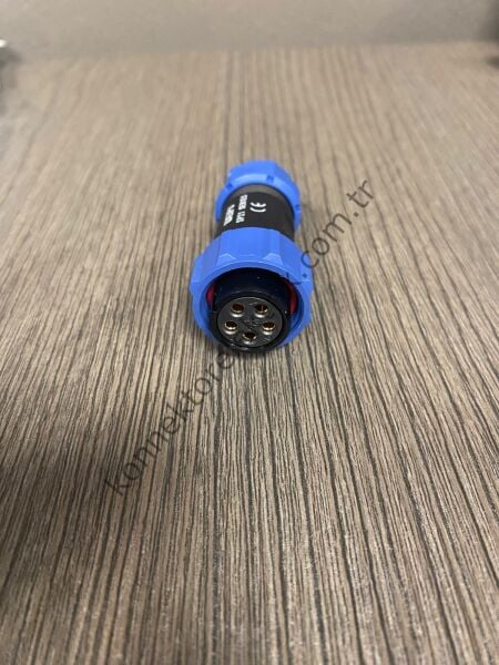 WEIPU SP2110/S5 5 Pin IP68 Plastik Kasa Kablo Tipi Dişi Su Geçirmez Konnektör
