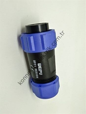 WEIPU SP2110/S5 5 Pin IP68 Plastik Kasa Kablo Tipi Dişi Su Geçirmez Konnektör