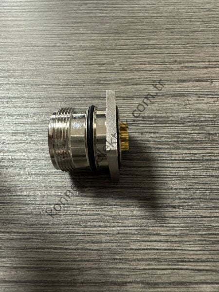 RENHOTEC M23 9 Pin (8+1) Metal Kasa Panel Tipi Dişi Endüstriyel Konnektör