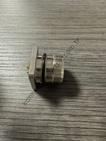 RENHOTEC M23 9 Pin (8+1) Metal Kasa Panel Tipi Dişi Endüstriyel Konnektör