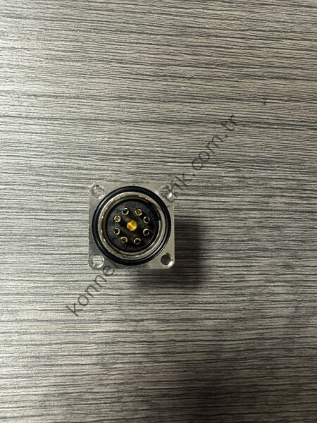 RENHOTEC M23 9 Pin (8+1) Metal Kasa Panel Tipi Dişi Endüstriyel Konnektör