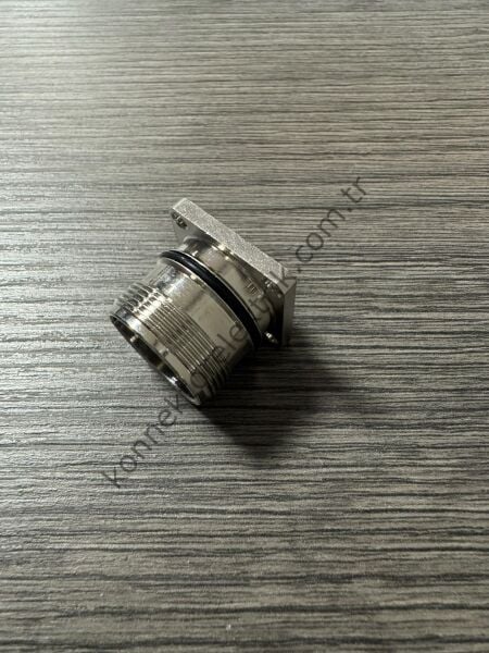 RENHOTEC M23 9 Pin (8+1) Metal Kasa Panel Tipi Dişi Endüstriyel Konnektör