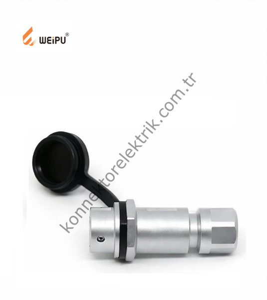 WEIPU SF811/S3 3 Pin IP67 Metal Kasa Kablo Tipi Dişi Su Geçirmez Konnektör