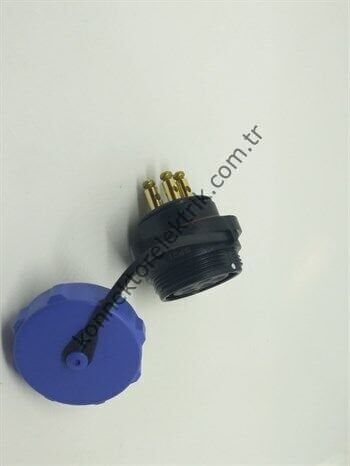 WEIPU SP2113/S5 5 Pin IP68 Plastik Kasa Panel Tipi Dişi Su Geçirmez Konnektör