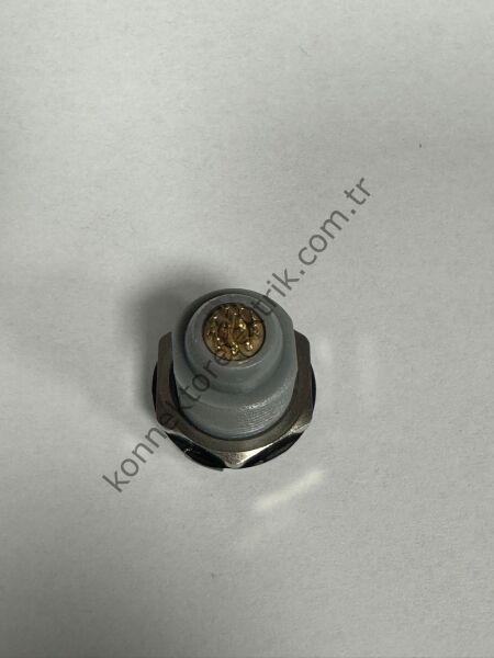 LEMO PKG.M1.2GL.LG 12 Pin Plastik Kasa Panel Tipi Dişi Medikal Konnektör