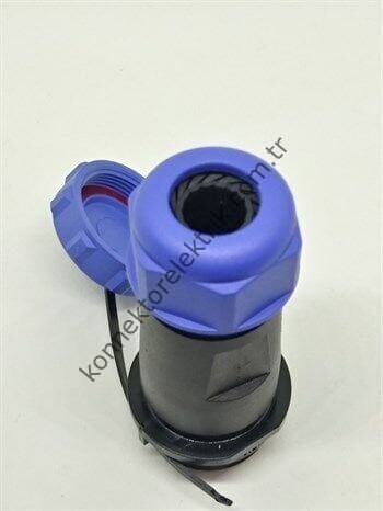 WEIPU SP2111/P9 9 Pin IP68 Plastik Kasa Karşıt Kablo Tipi Erkek Su Geçirmez Konnektör