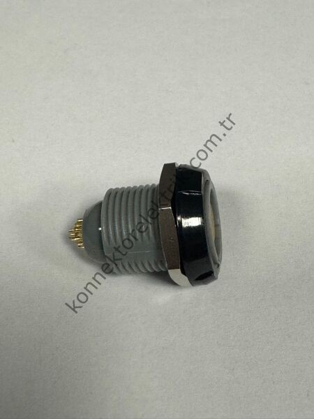 LEMO PKC.M1.2GL.LG 12 Pin Plastik Kasa Panel Tipi Dişi Medikal Konnektör